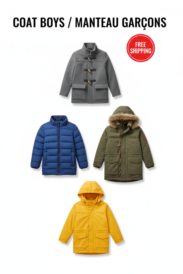 Coat Boys / Manteau Garçons//++