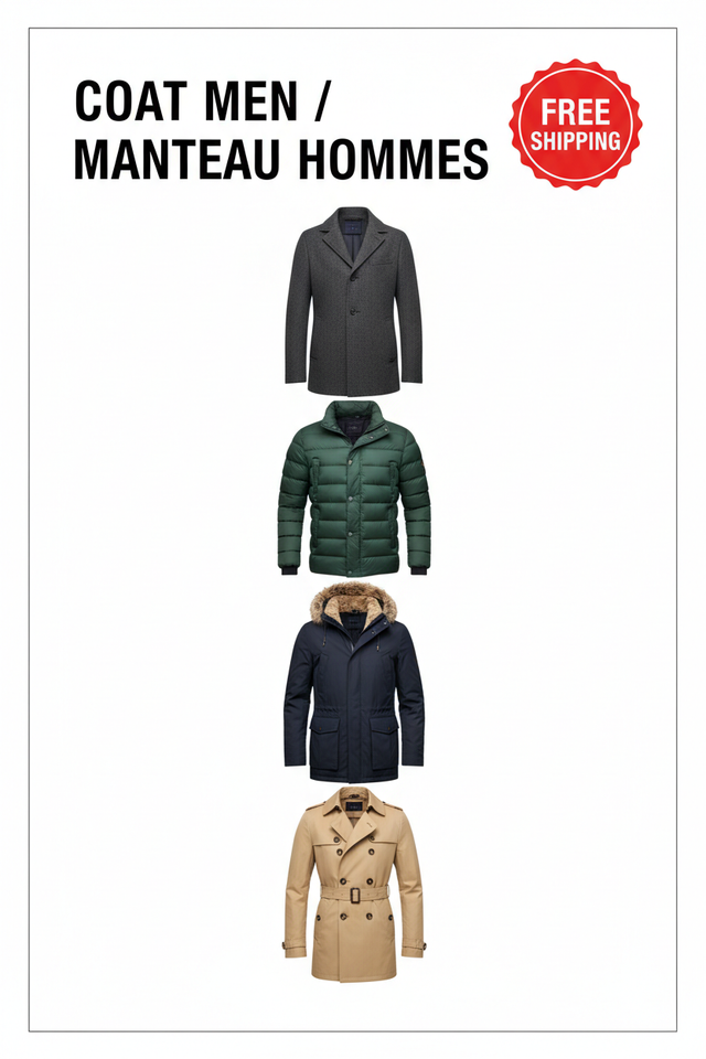 Coat Men / Manteau Hommes//++