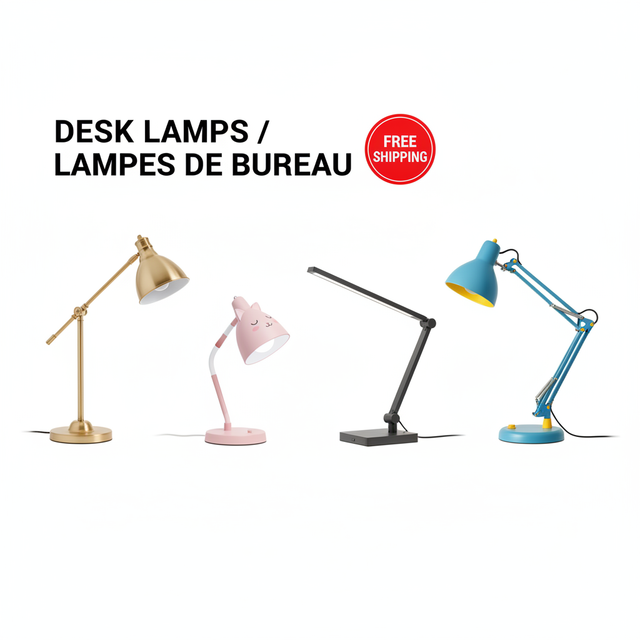 Desk Lamps / Lampes de Bureau //
