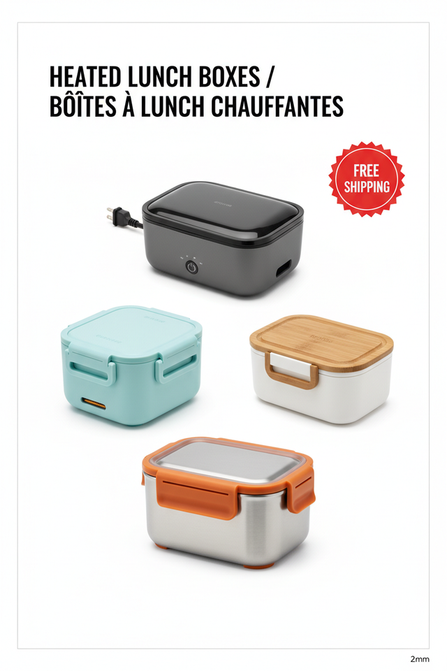 Heated Lunch Boxes / Boîtes à Lunch Chauffantes Banner
