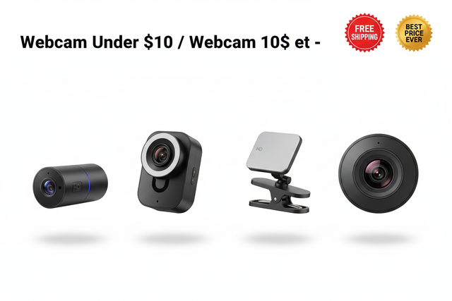 Webcam Under $10 / Webcam 10$ et -
