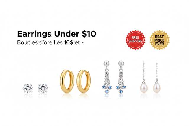 Earring Under $10 / Boucles d'oreilles 10$ et -