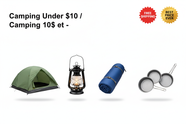 Camping Under $10 / Camping 10$ et -
