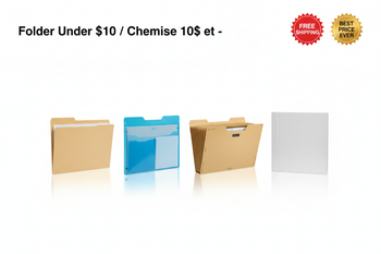 Folder Under $10 / Chemise 10$ et -