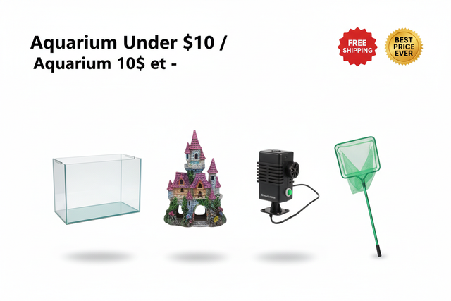 Aquarium Under $10 / Aquarium 10$ et -