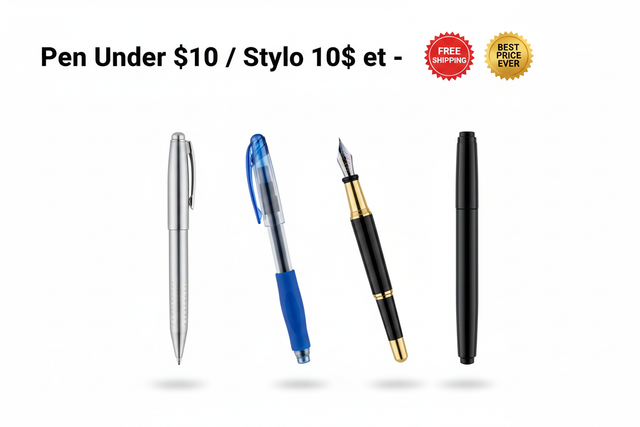 Pen Under $10 / Stylo 10$ et -