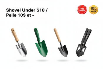 Shovel Under $10 / Pelle 10$ et -