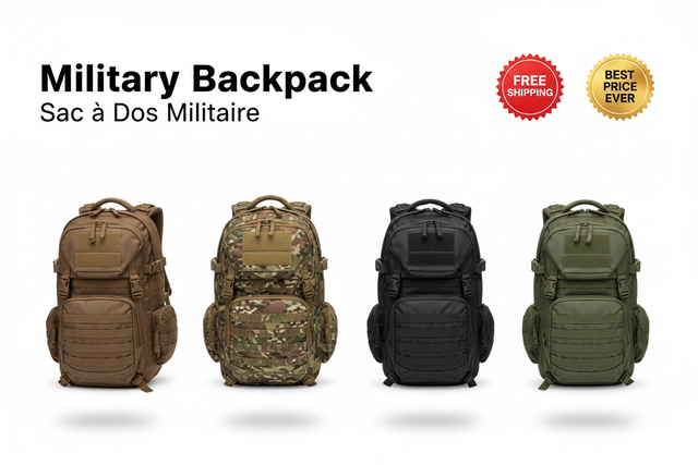 Military Backpack / Sac à Dos Militaire