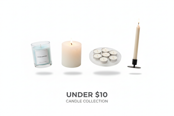 Candle Under $10 / Bougie 10$ et -