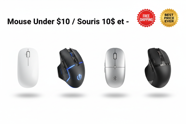 Mouse Under $10 / Souris 10$ et -