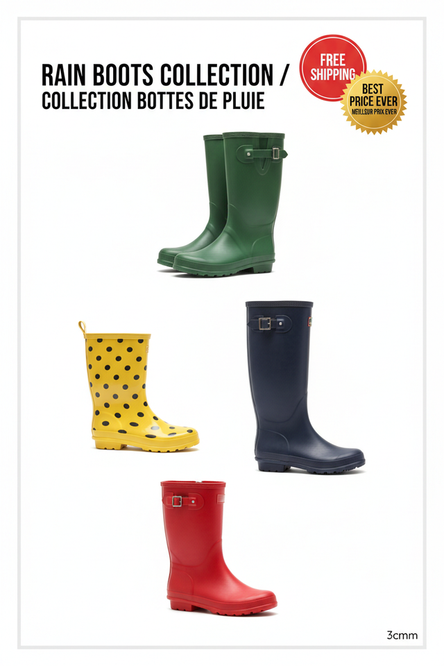 Rain Boots Collection / Collection Bottes de Pluie