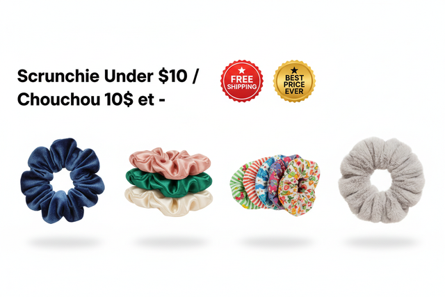 Scrunchie Under $10 / Chouchou 10$ et -