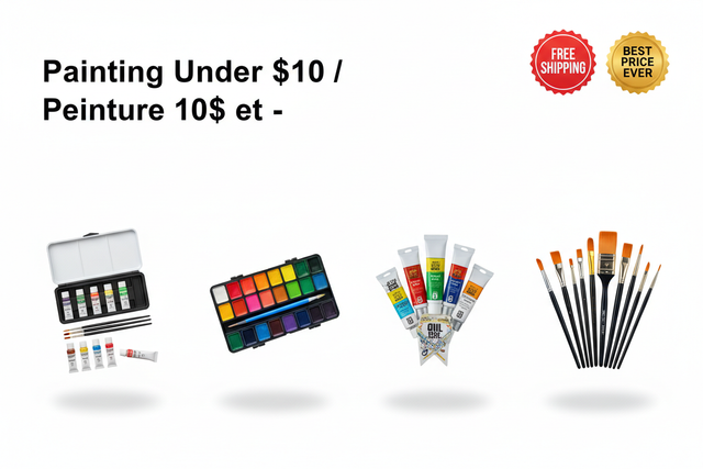 Painting Under $10 / Peinture 10$ et -