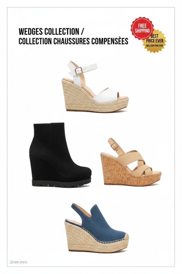 Wedges Collection / Collection Chaussures Compensées