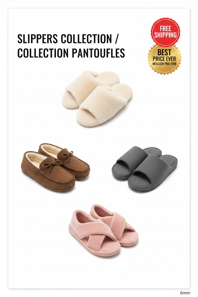 Slippers Collection / Collection Pantoufles