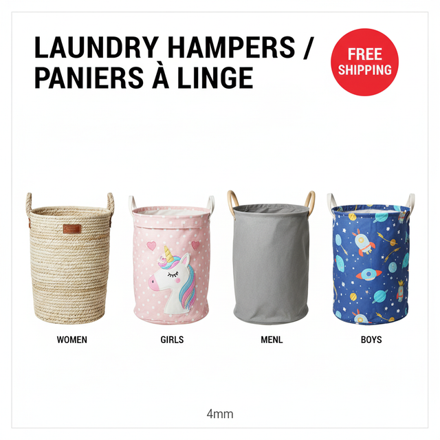 Laundry Hampers / Paniers à Linge//++