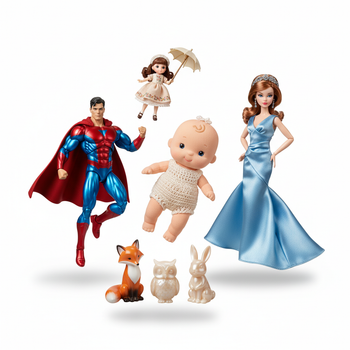 Toys Dolls Figures / Poupees Figurines