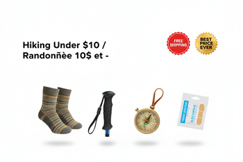 Hiking Under $10 / Randonnée 10$ et -
