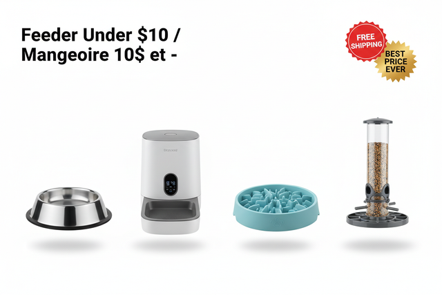 Feeder Under $10 / Mangeoire 10$ et -