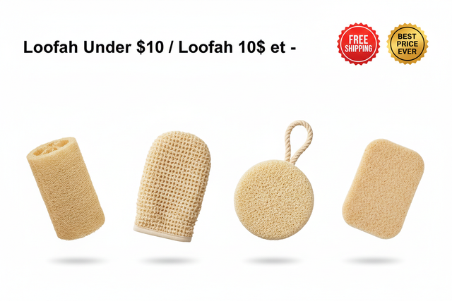 Loofah Under $10 / Loofah 10$ et -