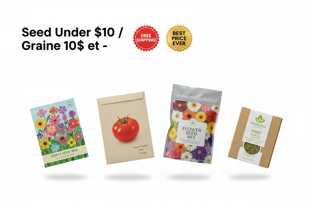 Seed Under $10 / Graine 10$ et -
