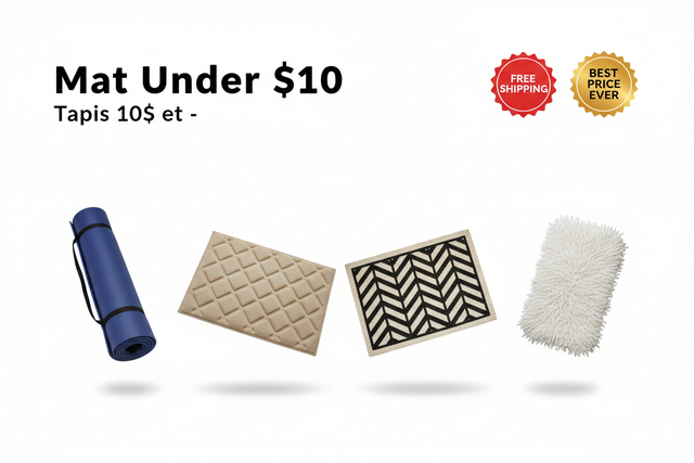 Mat Under $10 / Tapis 10$ et -