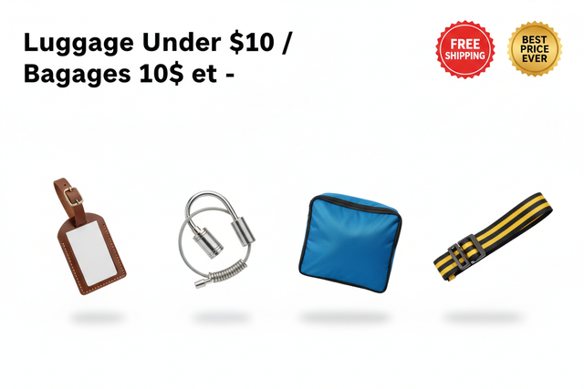 Luggage Under $10 / Bagages 10$ et -