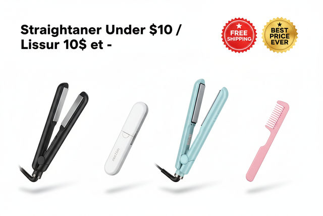 Straightener Under $10 / Lisseur 10$ et -