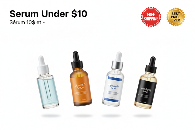 Serum Under $10 / Sérum 10$ et -