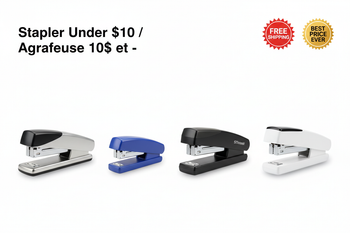Stapler Under $10 / Agrafeuse 10$ et -