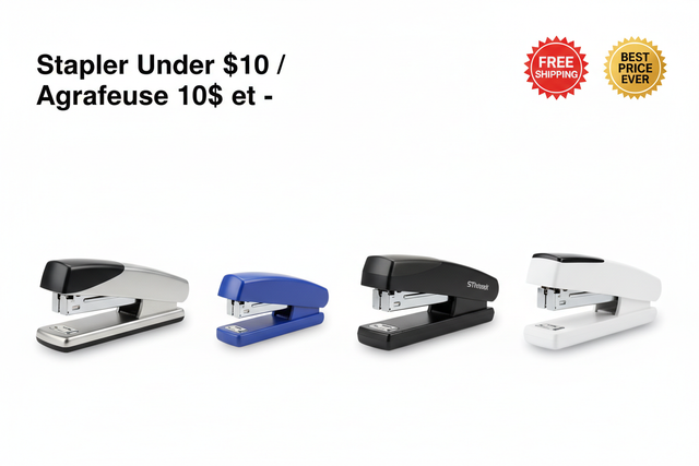 Stapler Under $10 / Agrafeuse 10$ et -