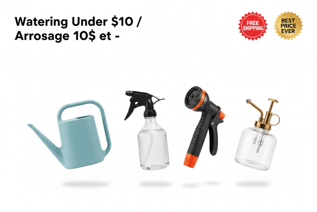 Watering Under $10 / Arrosage 10$ et -