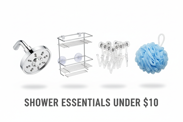 Shower Under $10 / Douche 10$ et -