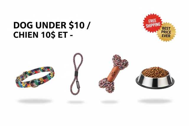 Dog Under $10 / Chien 10$ et -