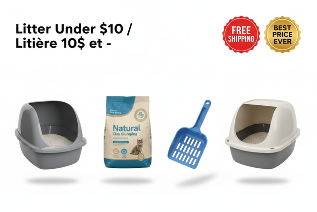 Litter Under $10 / Litière 10$ et -