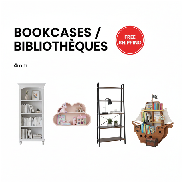Bookcases / Bibliothèques//++