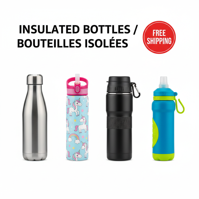 Insulated Bottles / Bouteilles Isolées//++