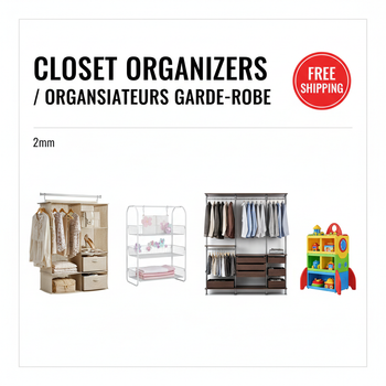 Closet Organizers / Organisateurs Garde-Robe//