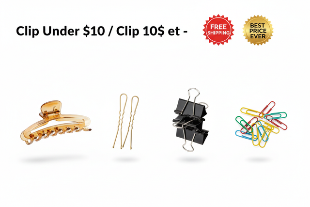 Clip Under $10 / Clip 10$ et -