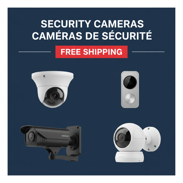 Security Cameras / Caméras de Sécurité//++