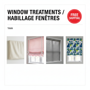 Window Treatments / Habillage Fenêtres//+++