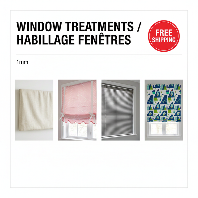 Window Treatments / Habillage Fenêtres//+++