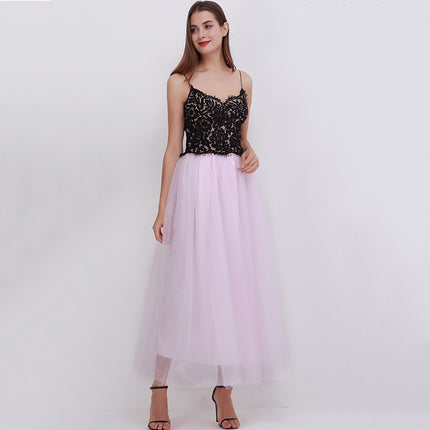 Amazon Explosions Women's European and American 4-Layer Mesh Puffy Skirt tulle skirtebay Explosions Floor Skirt