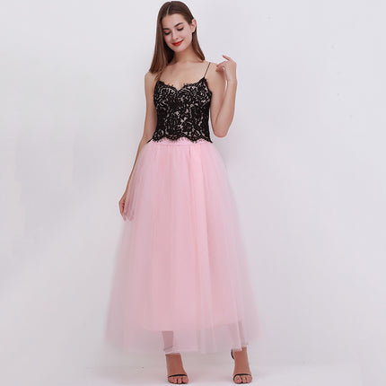 Amazon Explosions Women's European and American 4-Layer Mesh Puffy Skirt tulle skirtebay Explosions Floor Skirt