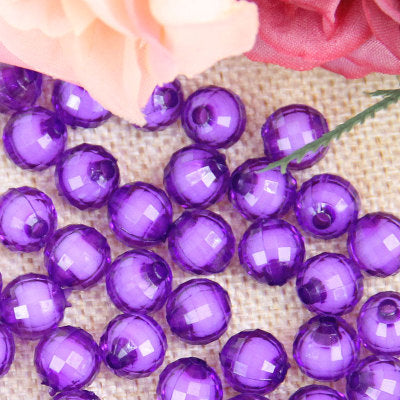 Acrylic 8mm Earth Beads 10mm96 Facet Beads in Beads diy Handmade Beaded Rose Beads Apple Loose Beads