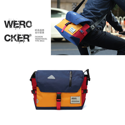 Messenger Bag Men's Crossbody Bag Student Schoolbag Dead Flying Bag Simple Shoulder Bag Casual Riding Crossbody Bag Fashionable Men's Bag