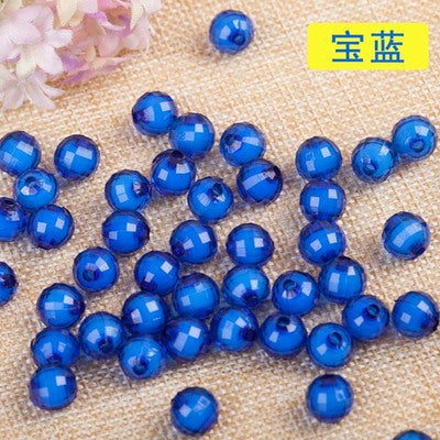 Acrylic 8mm Earth Beads 10mm96 Facet Beads in Beads diy Handmade Beaded Rose Beads Apple Loose Beads