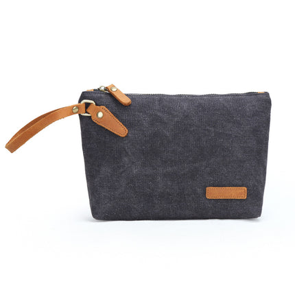Wholesale New Canvas Men's Clutch Bag European and American Retro Clutch Bag Change Key Portable Storage Bag Small Bag