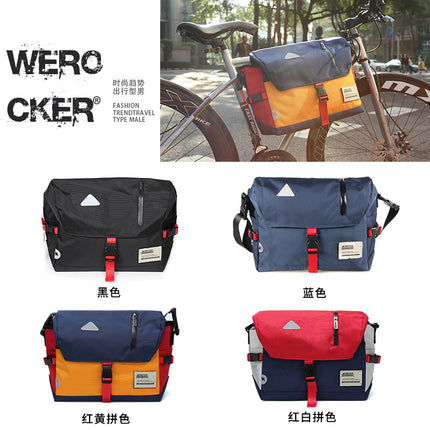 Crossbody Bag Men's Riding Bag Fashionable Dead Flying Bag Casual Shoulder Bag Street Student Schoolbag Messenger Bag Cross-border Hot Sale
