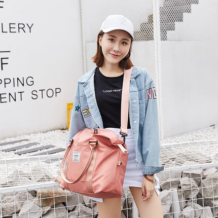 Nylon Shoulder Portable Travel Bag Female Student Short Distance Waterproof Clothes Luggage Bag Travel Men's Luggage Bag